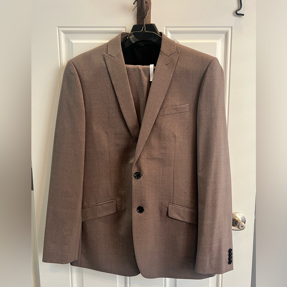 Express Extra Slim Wool Blend Men’s Suit